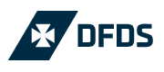Click on the logo, to go to the official DFDS homepage.